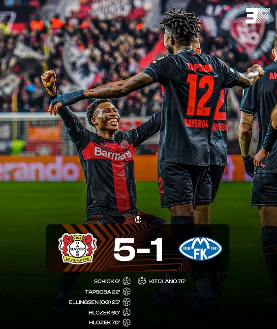 勒沃庫森全勝晉級！歐聯(lián)杯16強門票已拿下